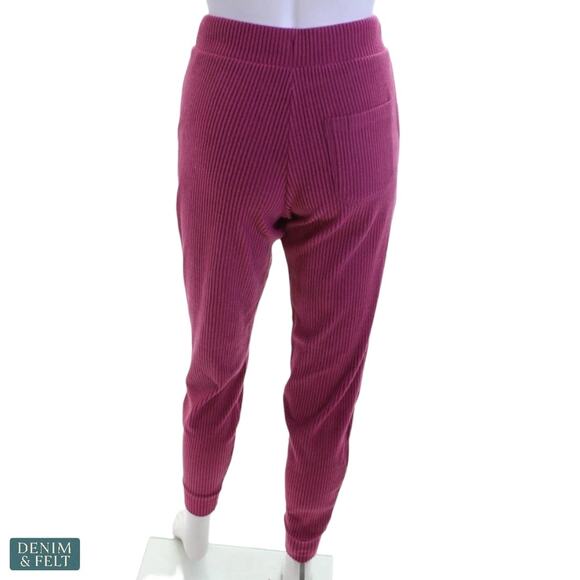 Alo Yoga Muse Sweatpants Raspberry Sorbet XXS Ribbed Cozy Lounge Jogger Pants - Picture 9 of 16